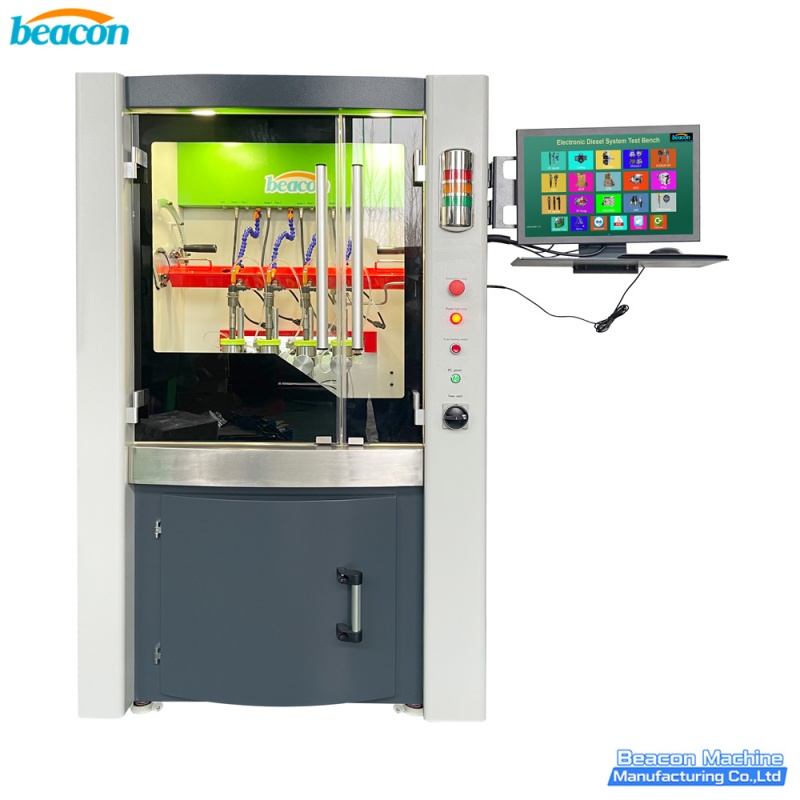 Тестовый стенд для проверки форсунок Common Rail BC800-PRO с датчиками расхода для одновременной проверки четырех дизельных форсунок