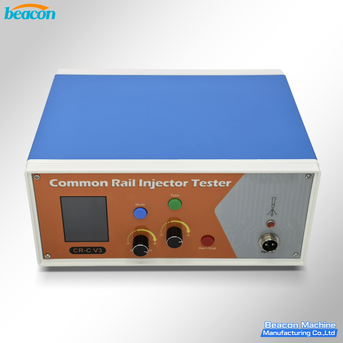 Тестер CR-C V3 для электромагнитных и пьезоэлектрических форсунок Common Rail с функцией измерения сопротивления, индуктивности и емкости